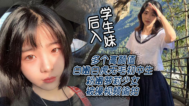 后入学生妹多个高颜值白嫩白虎无毛初中生粉嫩萝莉少女被操视频偷拍}